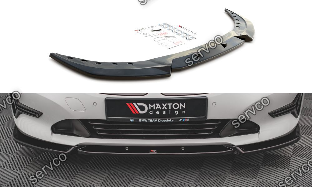 Prelungire splitter bara fata Bmw Seria 3 G20 G21 2018- v4 - Maxton Design