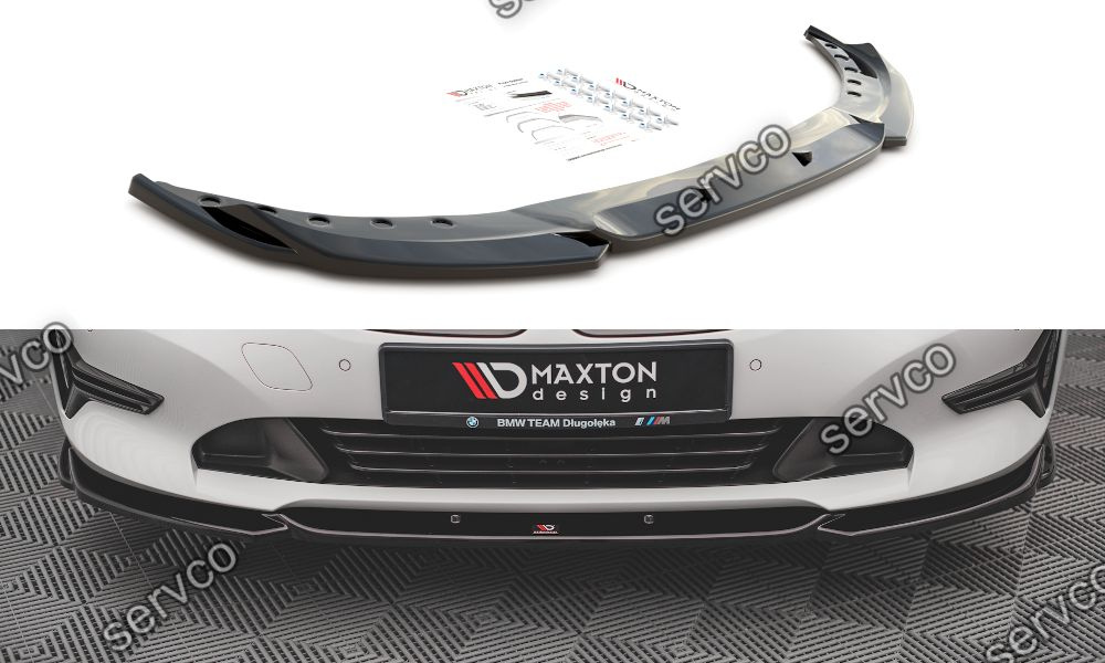 Prelungire splitter bara fata Bmw Seria 3 G20 G21 2018- v5 - Maxton Design