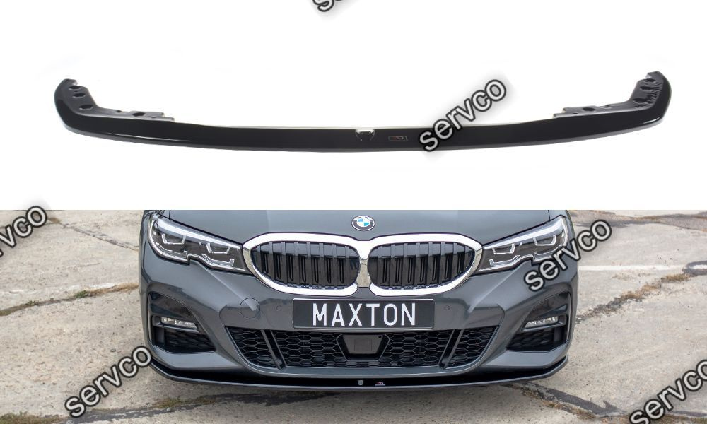 Prelungire splitter bara fata Bmw Seria 3 G20 M-Pack 2019- v3 - Maxton Design