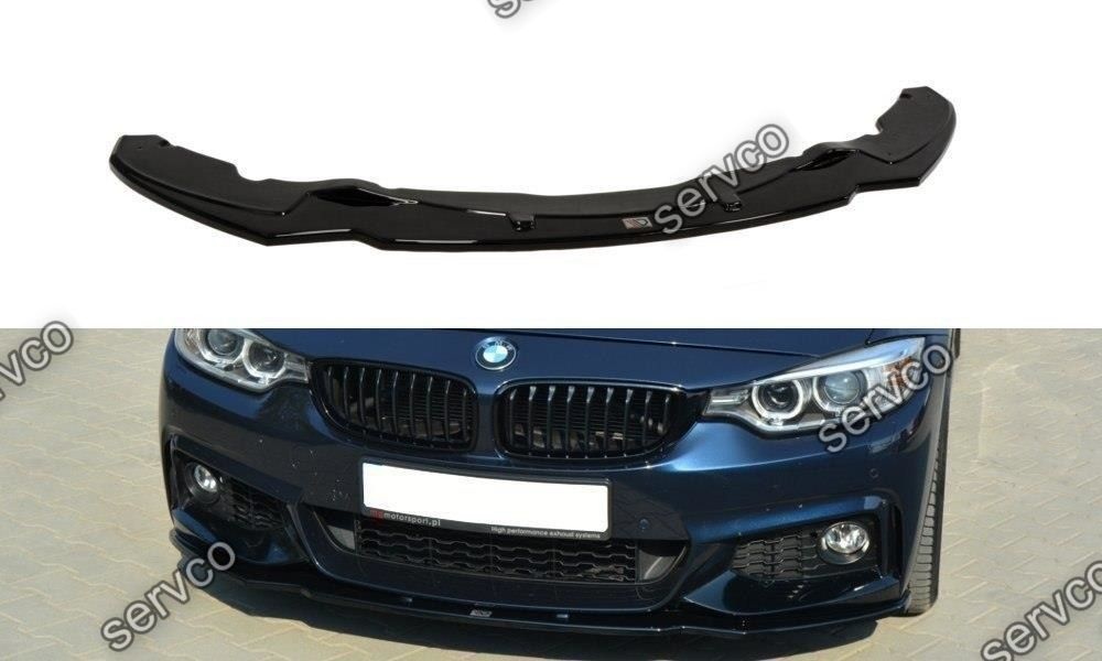 Prelungire splitter bara fata Bmw Seria 4 F32 M-Pachet 2013-2016 v4 - Maxton Design