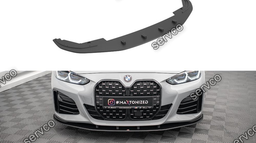 Prelungire splitter bara fata Bmw Seria 4 G26 Gran Coupe M-Pachet 2021- v4 - Maxton Design