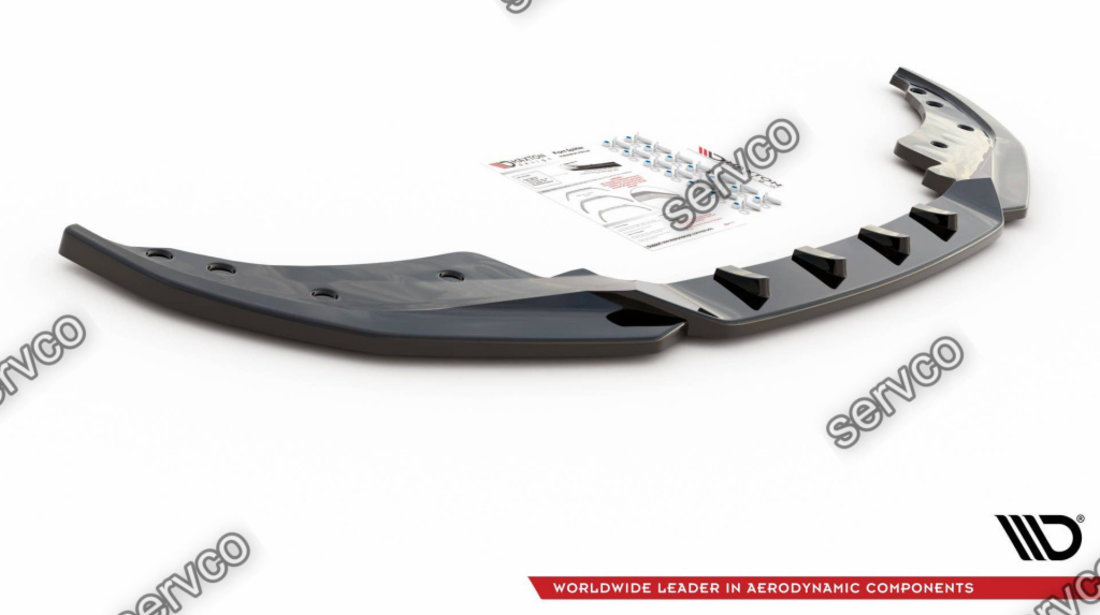 Prelungire splitter bara fata Bmw Seria 4 M-Pack G22 2020- v4 - Maxton Design
