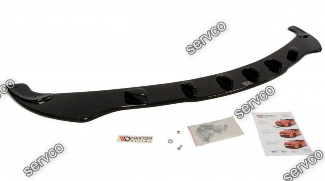 Prelungire splitter bara fata Bmw Seria 5 E60 E61 2003-2007 v2 - Maxton Design