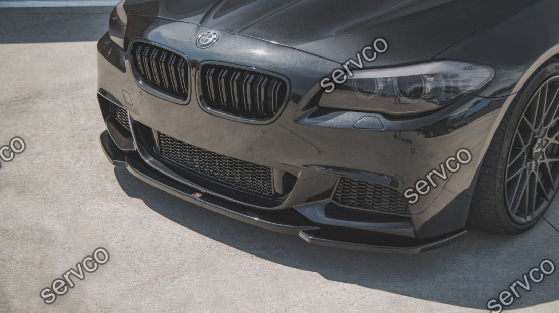 Prelungire splitter bara fata BMW Seria 5 F10 F11 M-Pack 2011-2017 v6 - Maxton Design