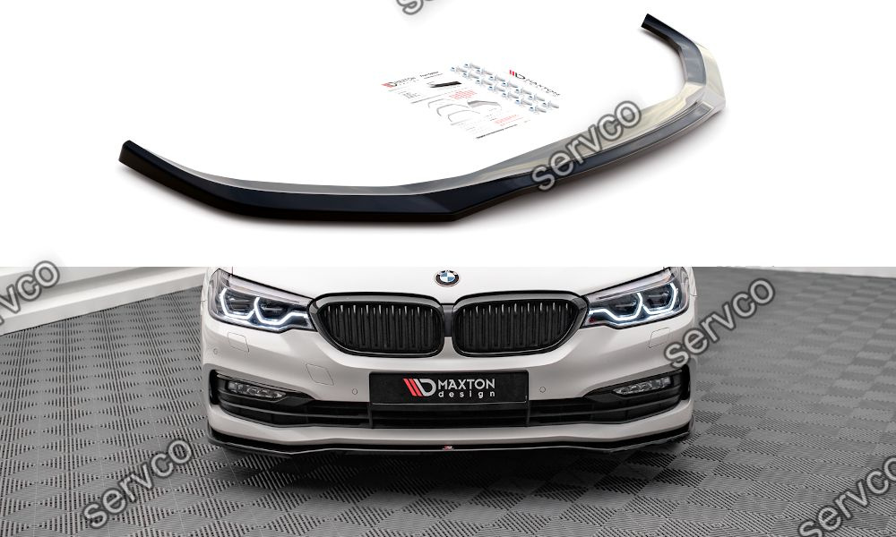 Prelungire splitter bara fata Bmw Seria 5 G30 2017-2020 v7 - Maxton Design