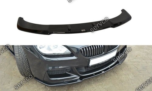Prelungire splitter bara fata Bmw Seria 6 F06 Gran Coupe M-Pachet 2013-2019 v1 - Maxton Design