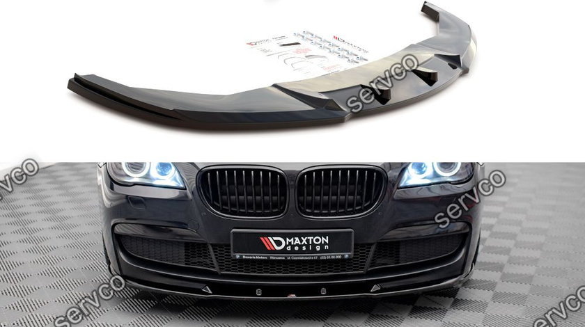 Prelungire splitter bara fata Bmw Seria 7 F01 M-Pack 2008-2013 v2 - Maxton Design