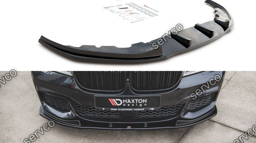 Prelungire splitter bara fata Bmw Seria 7 G11 M-Pack 2015-2018 v2 - Maxton Design