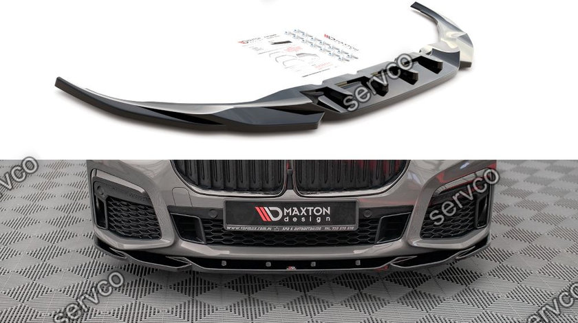 Prelungire splitter bara fata Bmw Seria 7 G11 M-Pack Facelift 2019- v4 - Maxton Design