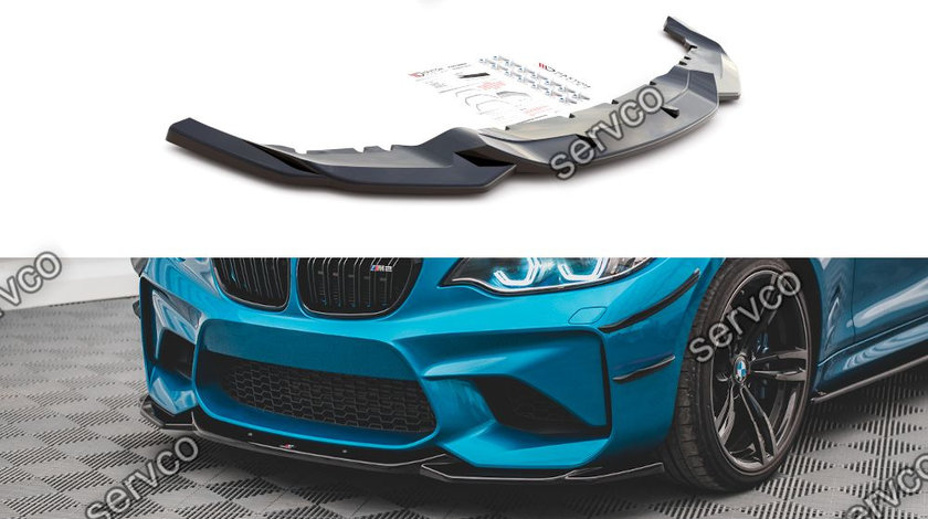 Prelungire splitter bara fata Bmw Seria M2 F87 2016-2020 v3 - Maxton Design