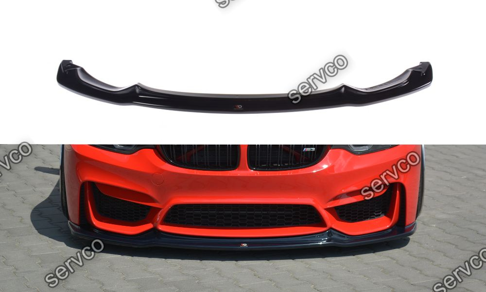 Prelungire splitter bara fata Bmw Seria M3 F80 2014-2018 v1 - Maxton Design