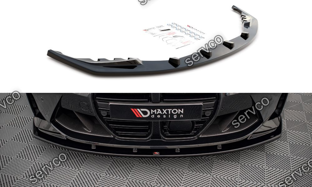 Prelungire splitter bara fata Bmw Seria M4 G82 2021- v1 - Maxton Design