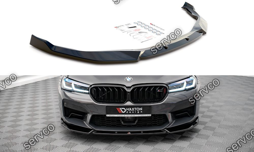 Prelungire splitter bara fata Bmw Seria M5 F90 Facelift 2020- v3 - Maxton Design
