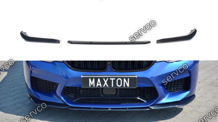 Prelungire splitter bara fata Bmw Seria M5 F90 2017- v2 - Maxton Design