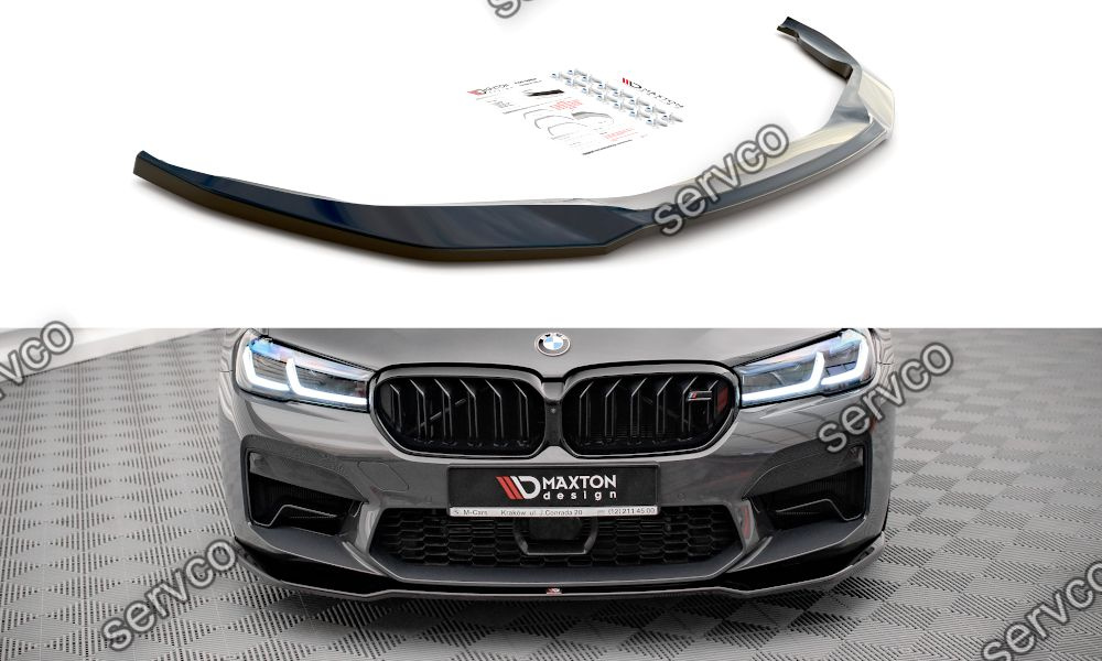 Prelungire splitter bara fata Bmw Seria M5 F90 Facelift 2020- v4 - Maxton Design