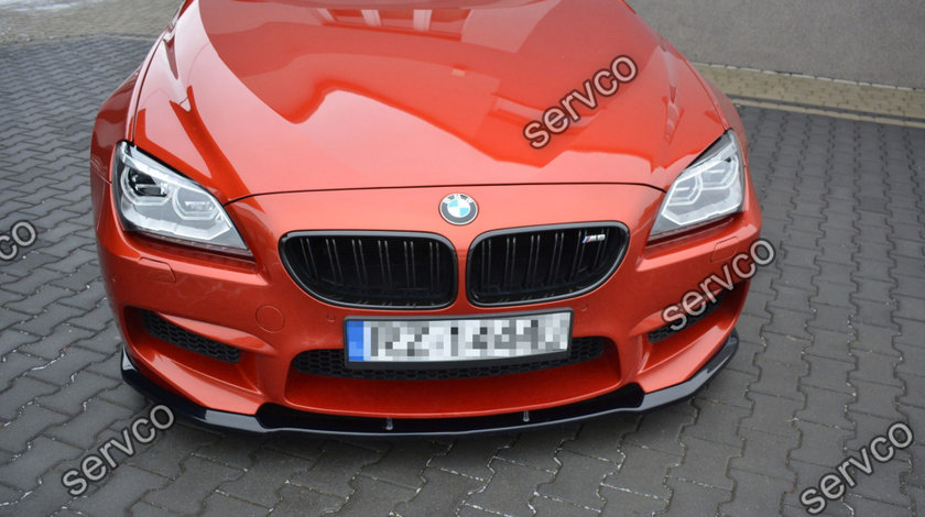 Prelungire splitter bara fata Bmw Seria M6 F06 Gran Coupe 2012-2014 v1 - Maxton Design