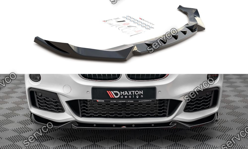 Prelungire splitter bara fata Bmw X1 M-Pack F48 2015-2019 v2 - Maxton Design
