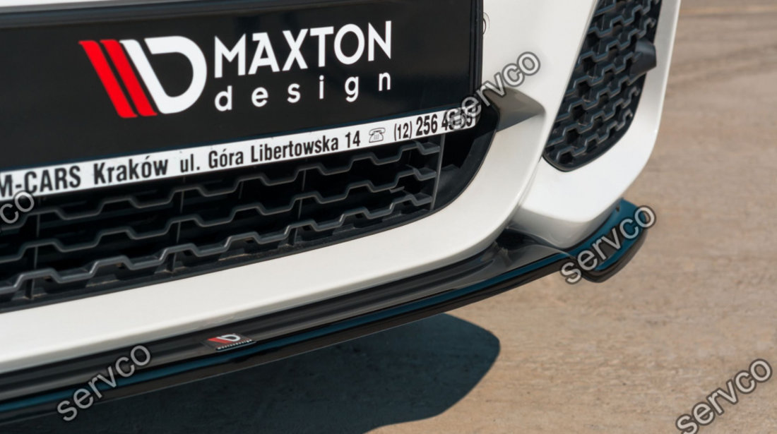 Prelungire splitter bara fata Bmw X3 F25 M-Pack Facelift 2014-2017 v1 - Maxton Design