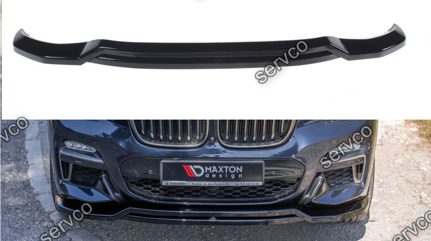 Prelungire splitter bara fata Bmw X4 G02 M-Pack 2018- v1 - Maxton Design