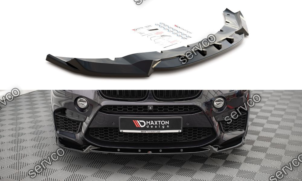 Prelungire splitter bara fata Bmw X5 M F15 2014-2018 v2 - Maxton Design