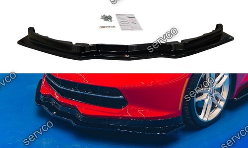 Prelungire splitter bara fata Chevrolet Corvette c7 2014- v1 - Maxton Design