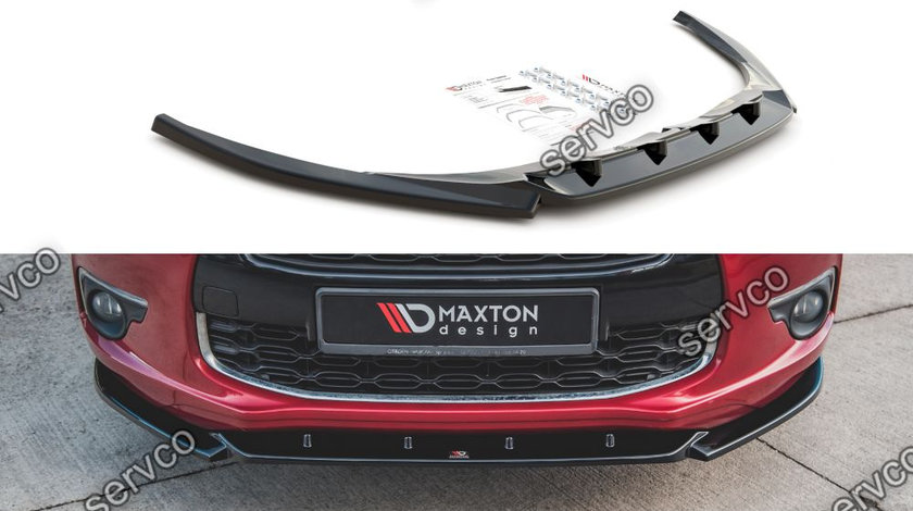 Prelungire splitter bara fata Citroen DS4 2011-2015 v1 - Maxton Design