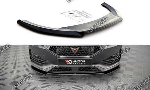 Prelungire splitter bara fata Cupra Leon Mk1 2020- v2 - Maxton Design