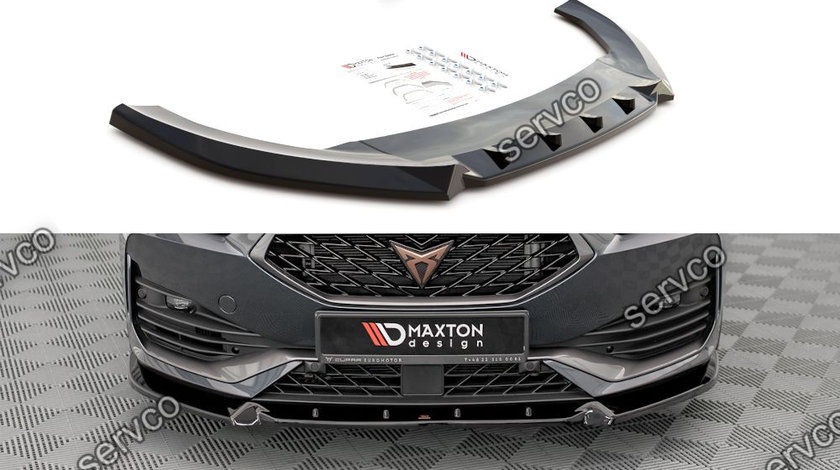 Prelungire splitter bara fata Cupra Leon Mk1 2020- v1 - Maxton Design