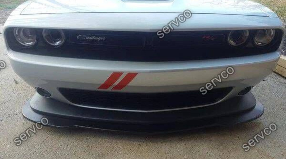 Prelungire splitter bara fata Dodge Challenger R/T 2015-2021 v1