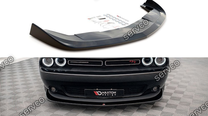 Prelungire splitter bara fata Dodge Challenger RT Mk3 Facelift 2014- v4 - Maxton Design