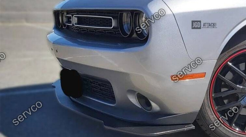 Prelungire splitter bara fata Dodge Challenger SXT HELLCAT Style 2015-2021 v5