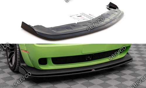 Prelungire splitter bara fata Dodge Challenger SRT Hellcat Mk3 2014- v3 - Maxton Design