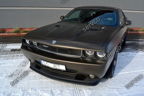 Prelungire splitter bara fata Dodge Challenger Mk3 Phase-I SRT8 Coupe 2008-2014 v1 - Maxton Design