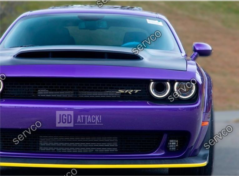 Prelungire splitter bara fata Dodge Challenger Demon 2015-2021 v4