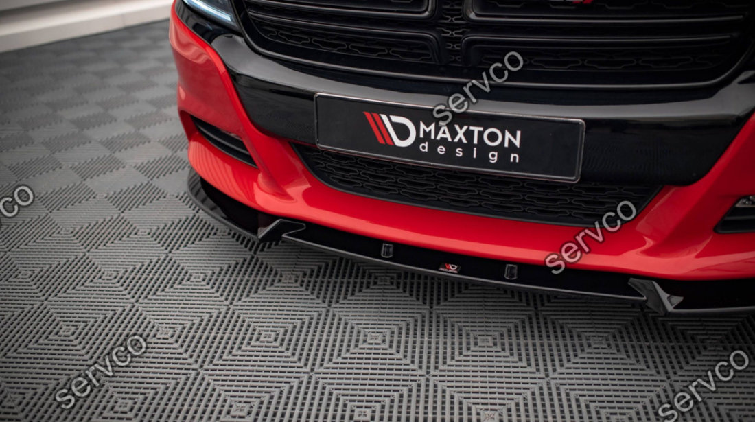 Prelungire splitter bara fata Dodge Charger RT Mk7 Facelift 2014- v1 - Maxton Design