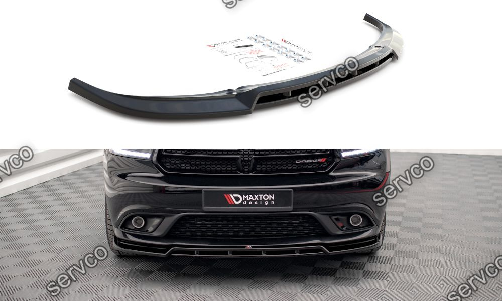 Prelungire splitter bara fata Dodge Durango RT Mk3 2014-2018 v2 - Maxton Design