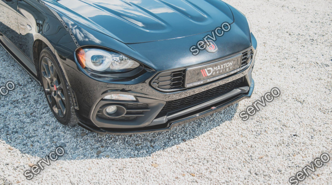 Prelungire splitter bara fata Fiat 124 Spider Abarth 2017- v1 - Maxton Design