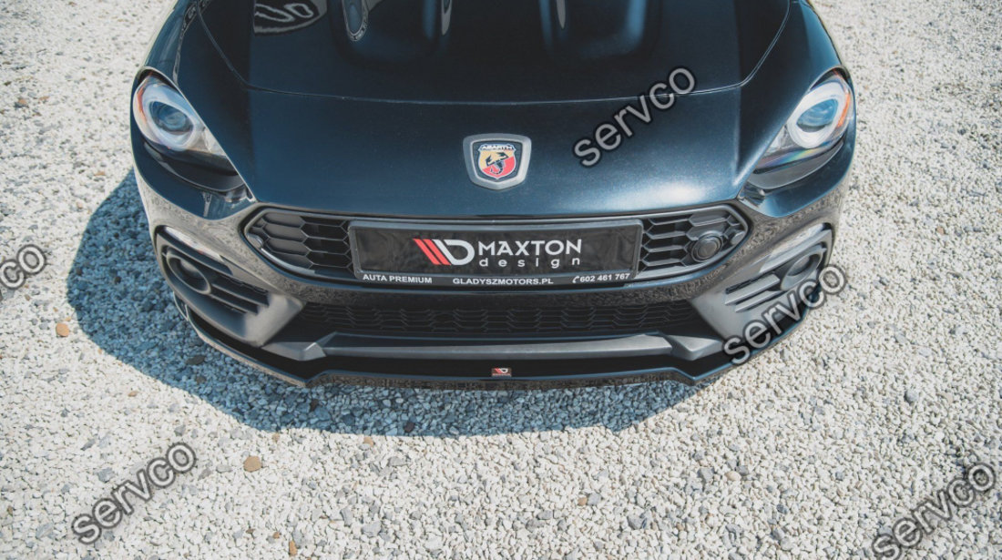 Prelungire splitter bara fata Fiat 124 Spider Abarth 2017- v1 - Maxton Design