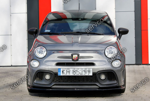 Prelungire splitter bara fata Fiat 500 Abarth Mk1 Facelift 2016- v5 - Maxton Design