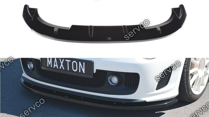 Prelungire splitter bara fata Fiat 500 Abarth Mk1 2008-2012 v4 - Maxton Design