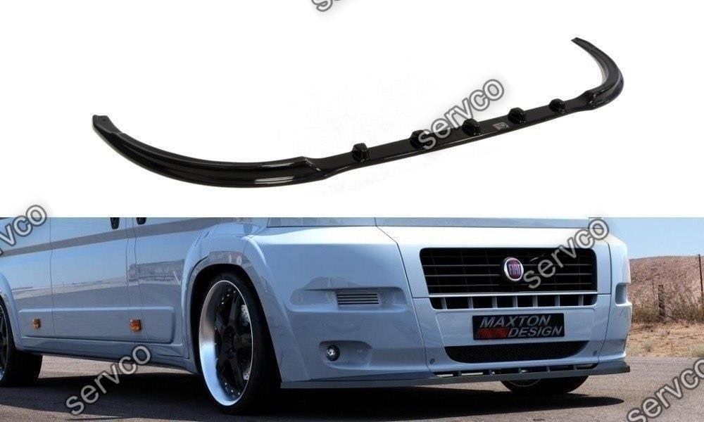 Prelungire splitter bara fata Fiat Ducato Mk3 2006-2014 v1 - Maxton Design