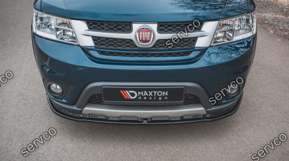 Prelungire splitter bara fata Fiat Freemont 2011-2015 v1 - Maxton Design