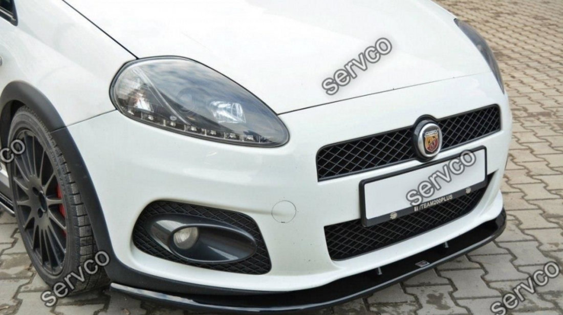 Prelungire splitter bara fata Fiat Grande Punto Abarth 2007-2010 v4 - Maxton Design