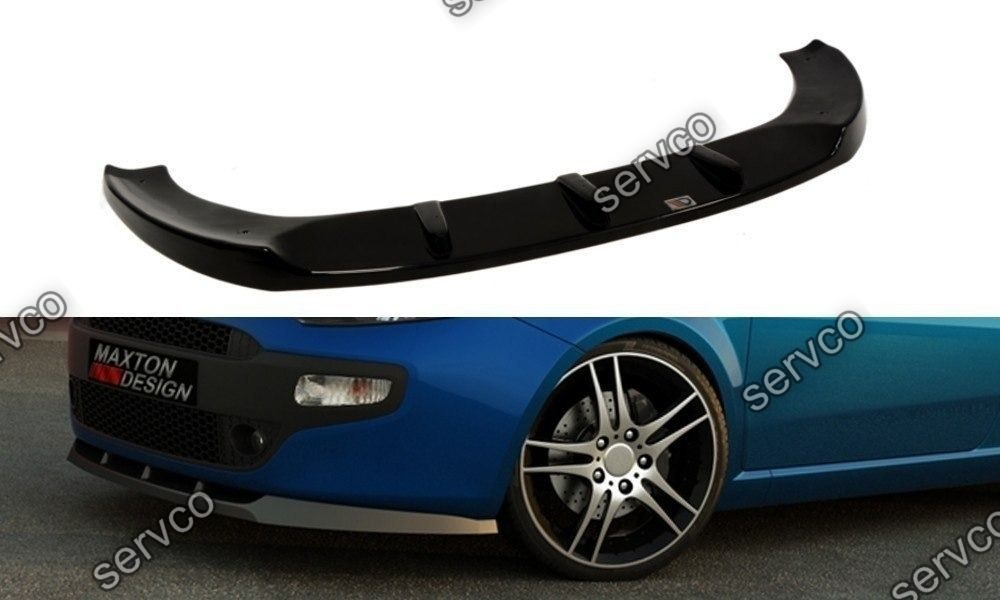 Prelungire splitter bara fata Fiat Grande Punto EVO 2009-2018 v2 - Maxton Design