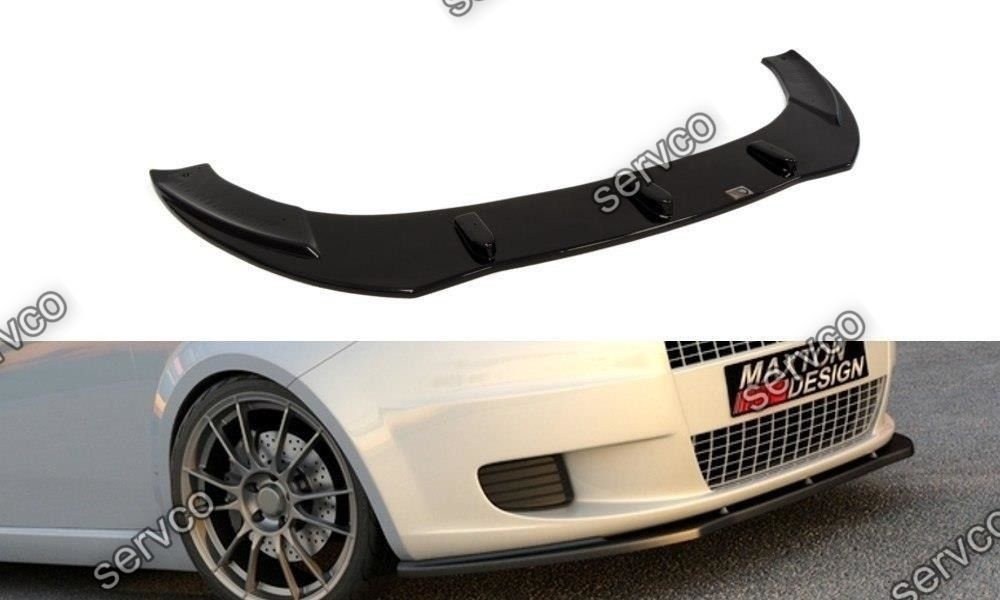 Prelungire splitter bara fata Fiat Grande Punto 2005-2012 v1 - Maxton Design