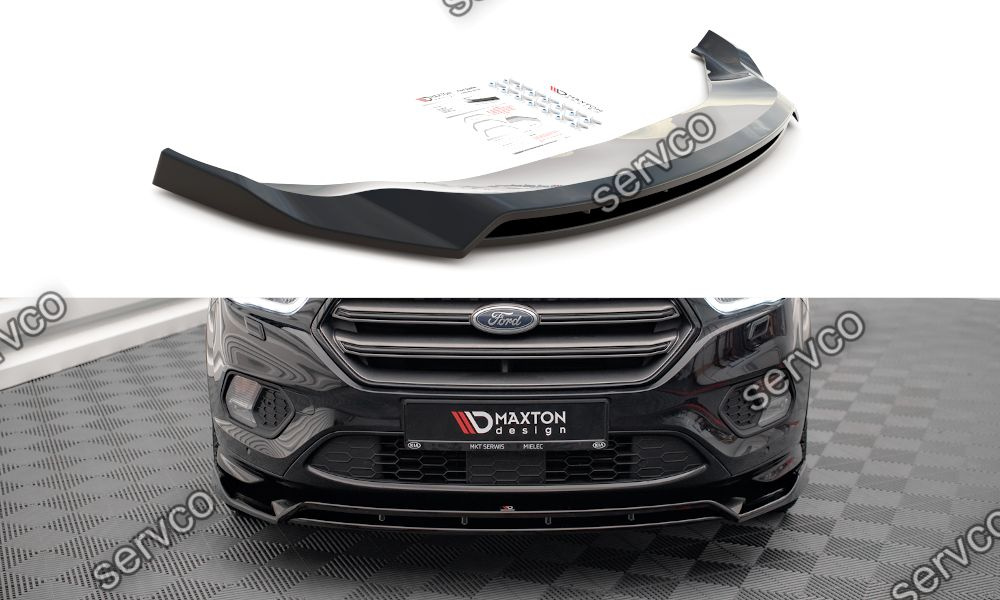 Prelungire splitter bara fata Ford Escape ST-Line Mk3 2012-2019 v2 - Maxton Design