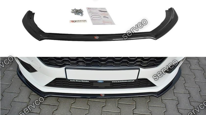 Prelungire splitter bara fata Ford Fiesta Mk 8 ST-Line 2018- v3 - Maxton Design