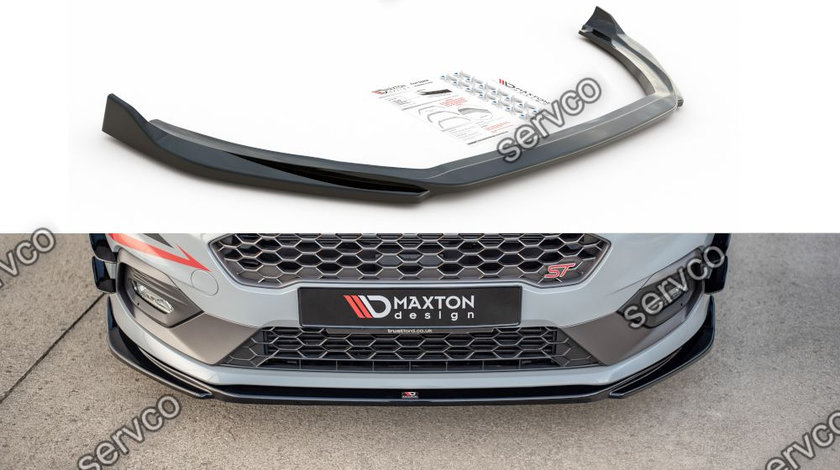 Prelungire splitter bara fata Ford Fiesta Mk 8 ST 2018- v18 - Maxton Design