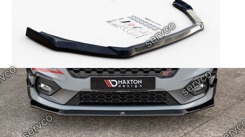 Prelungire splitter bara fata Ford Fiesta Mk 8 ST 2018- v19 - Maxton Design