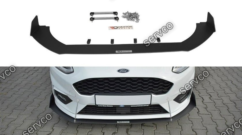 Prelungire splitter bara fata Ford Fiesta Mk 8 ST-Line 2018- v1 - Maxton Design